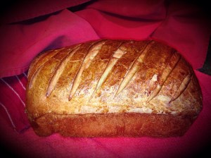 This is my third time baking with the starter.